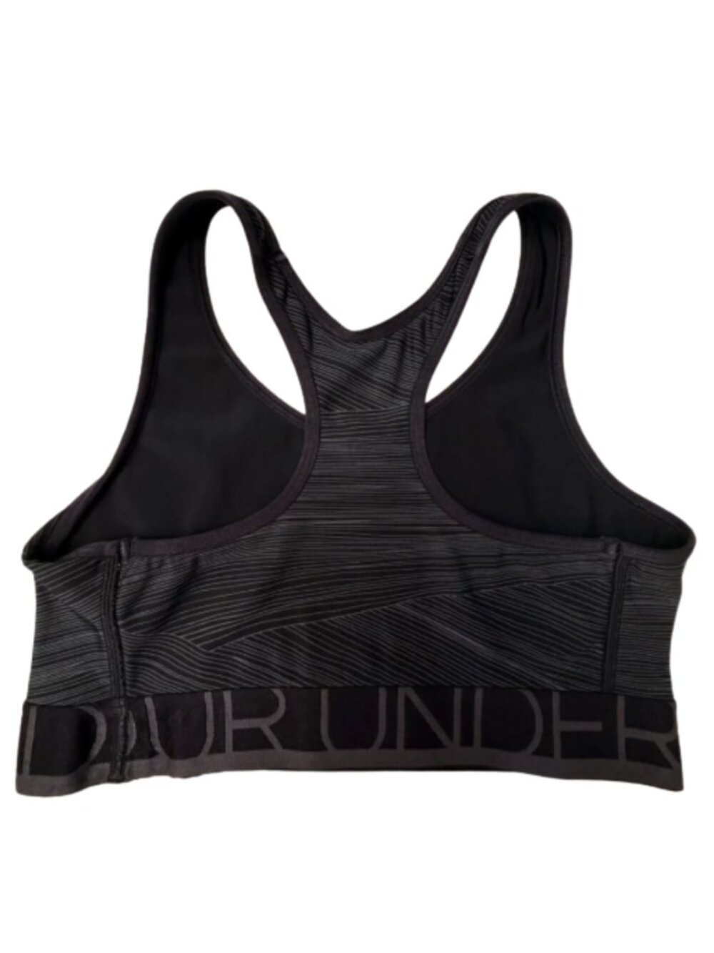 Under Armour Sports Bra Duo Women's Small Blue & Black/Gray Reversible Gym Fit - Picture 6 of 9